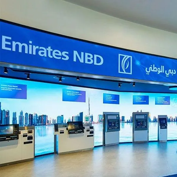 Emirates NBD building in Dubai, a Protech Max banking security systems project